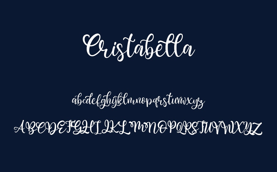 Cristabella font