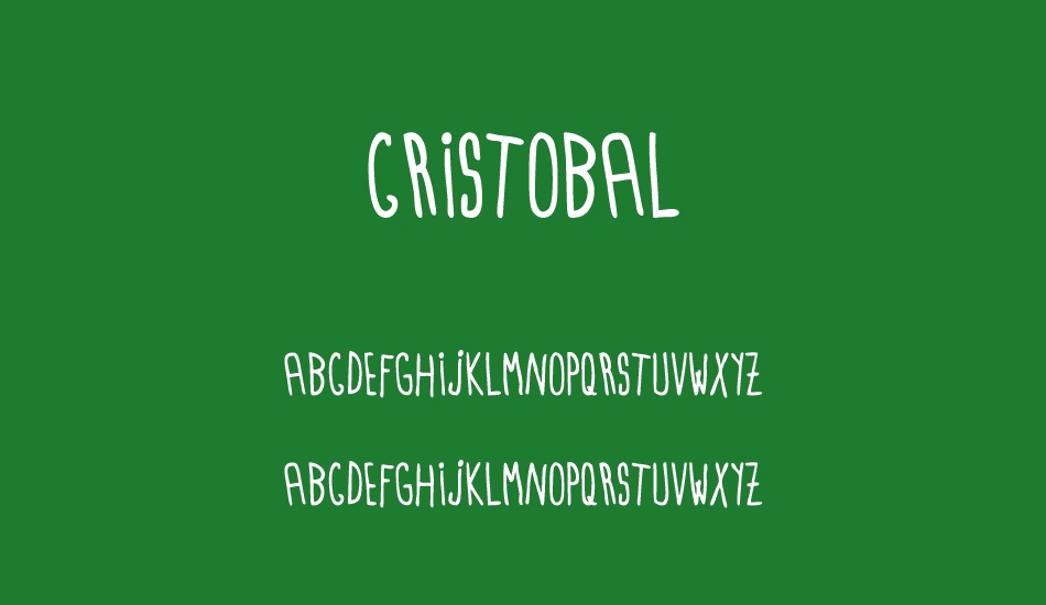 Cristobal font