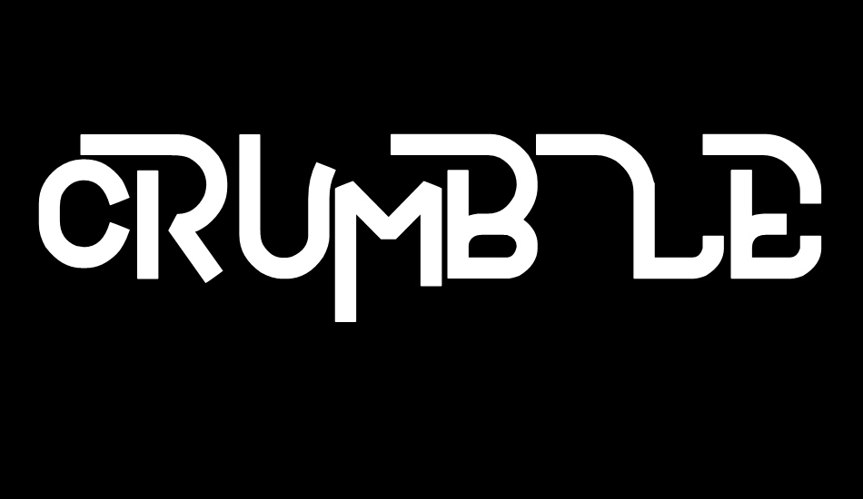 Crumble font big