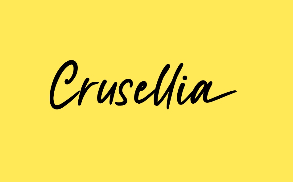 Crusellia font big