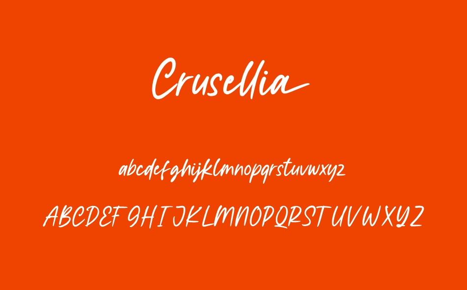 Crusellia font