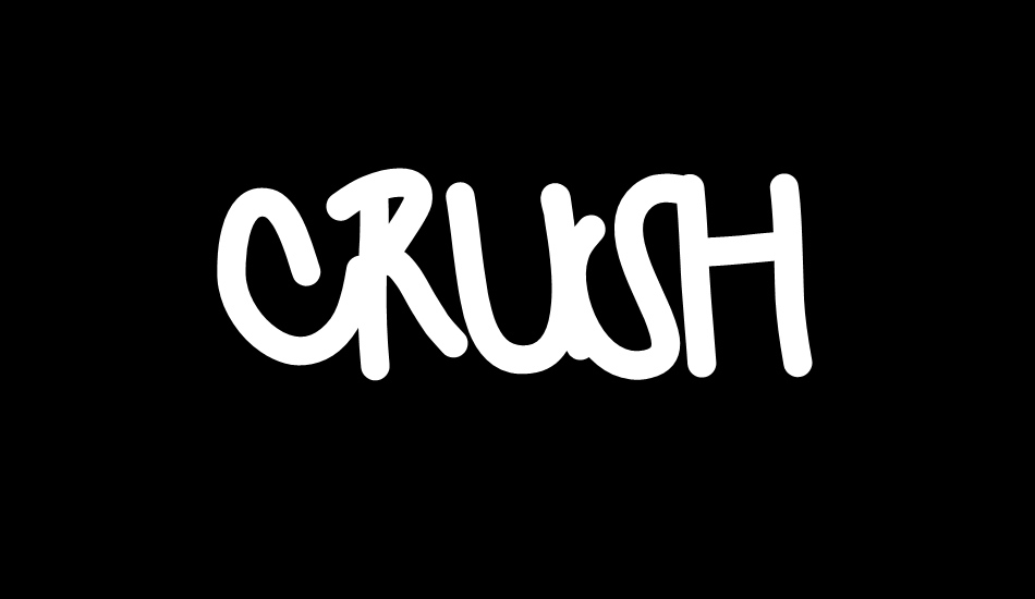 Crush font big