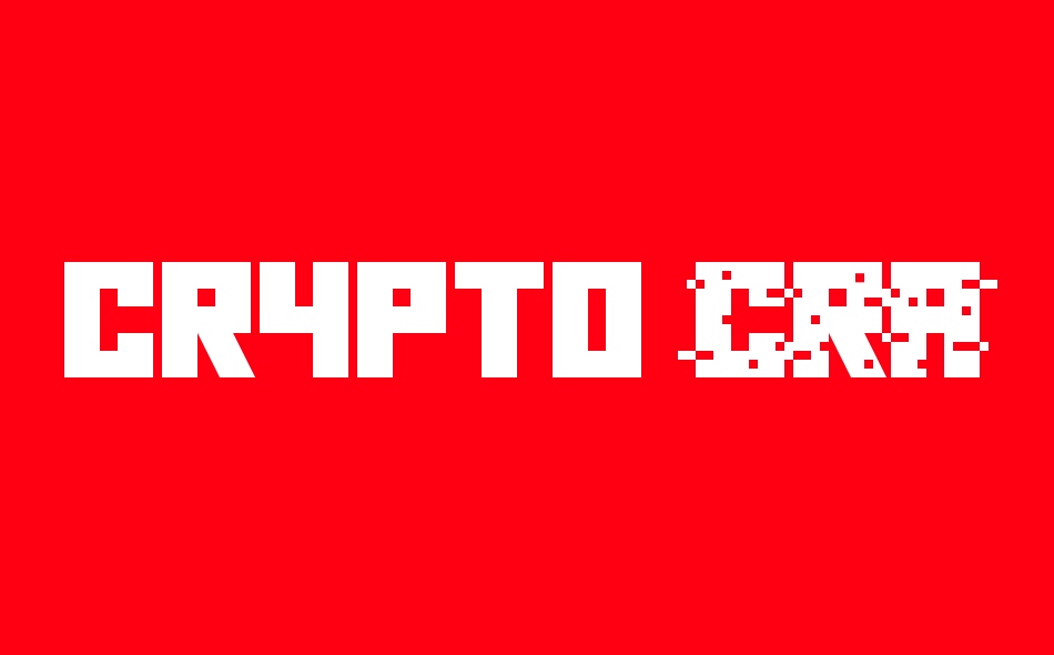 Crypto Crash font big