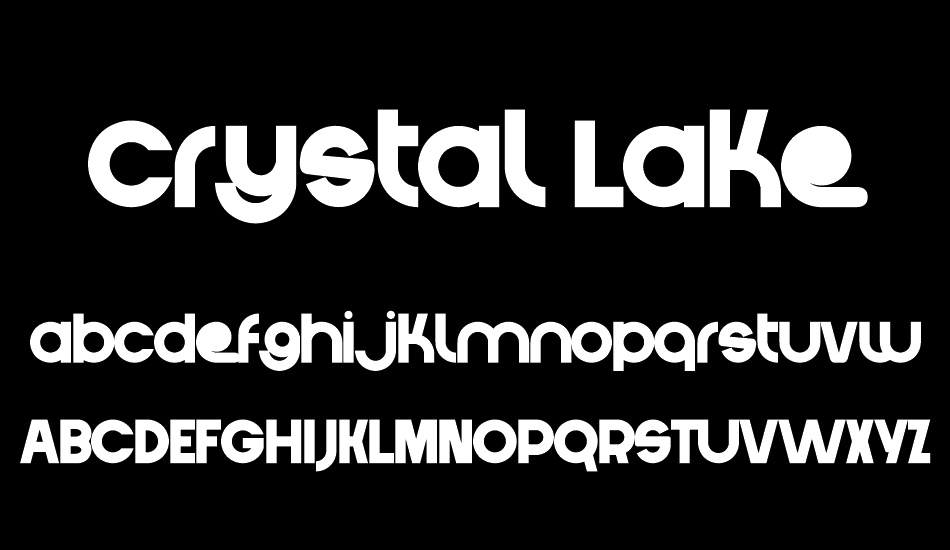 Crystal Lake font