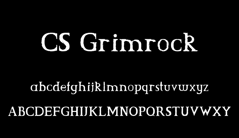 CS Grimrock font