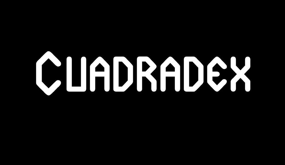 Cuadradex Simple St font big