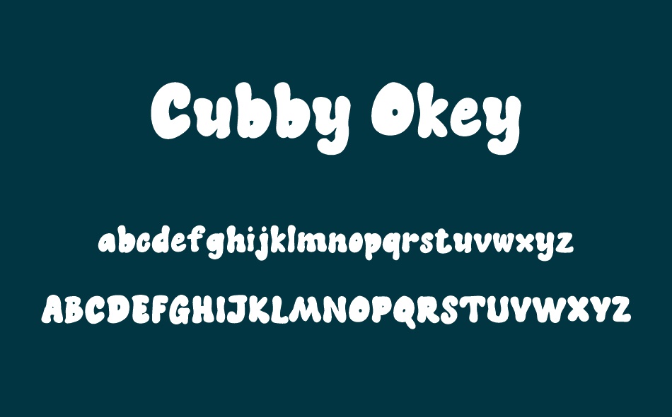 Cubby Okey font