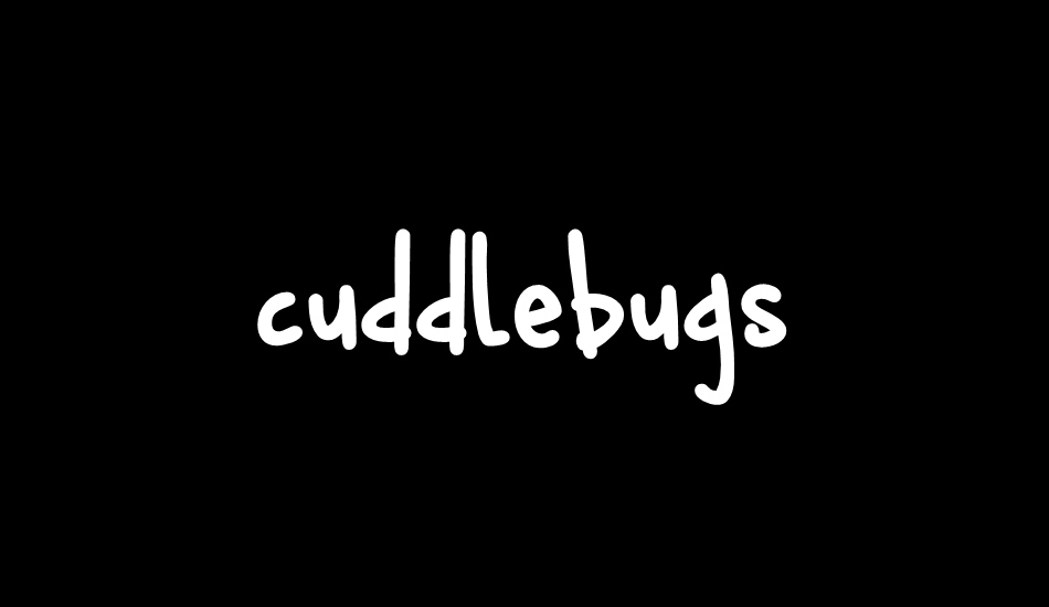 cuddlebugs font big