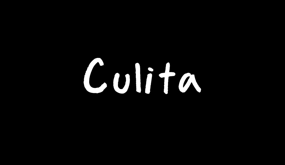 Culita font big