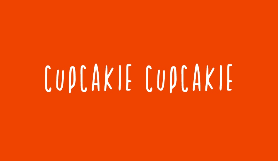 Cupcakie Cupcakie font big