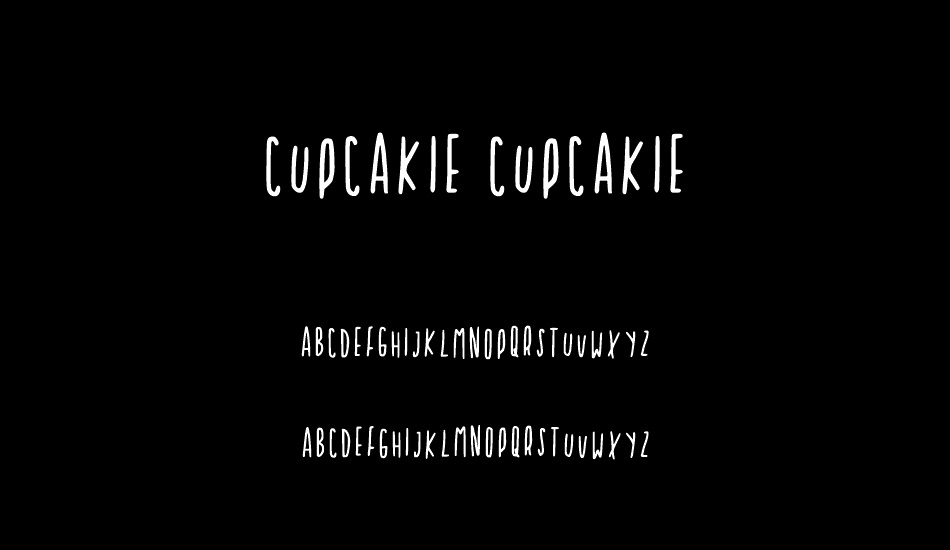 Cupcakie Cupcakie font