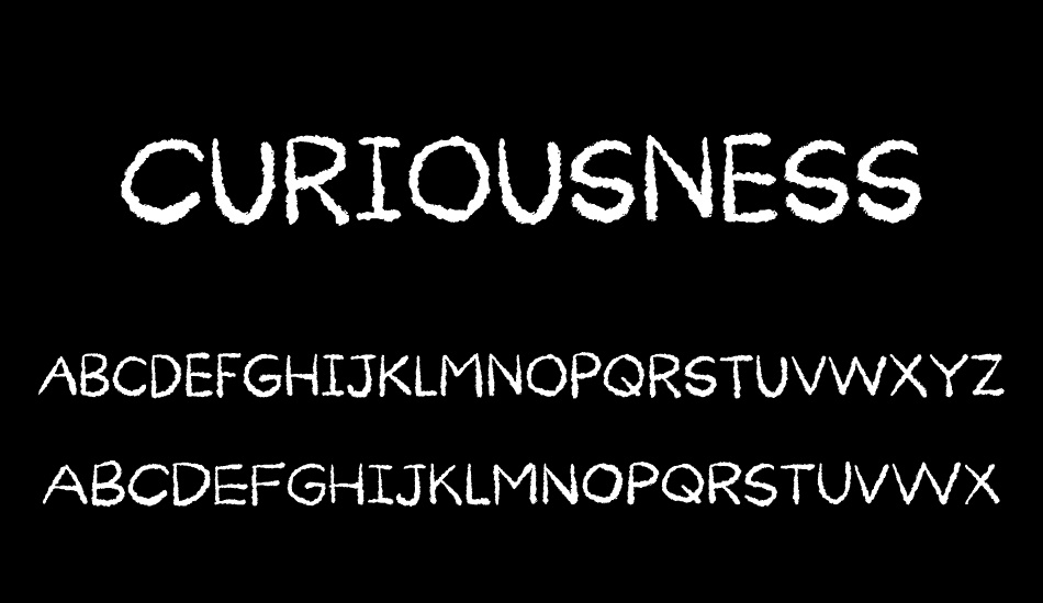 Curiousness DEMO font