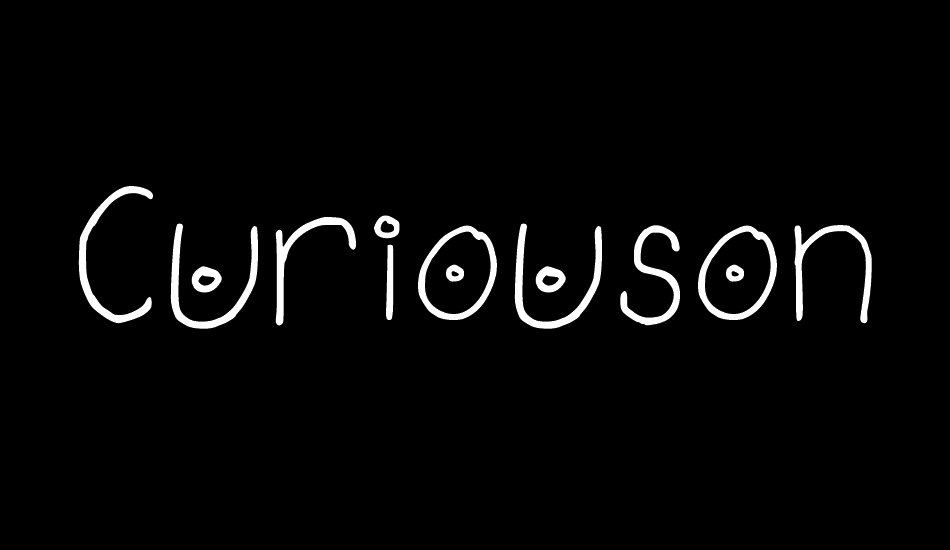 Curiousone font big