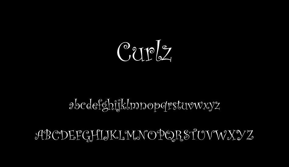 Curlz font