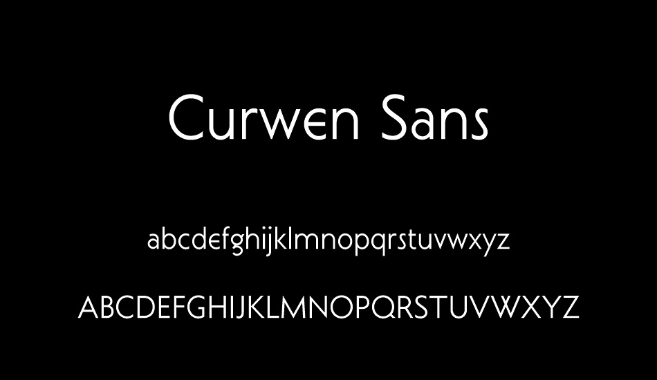 Curwen Sans font