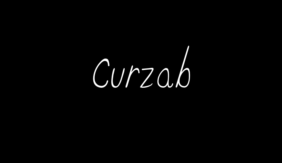 Curzab font big