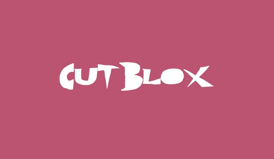 CutBlox font big