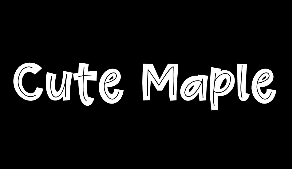 Cute Maple font big