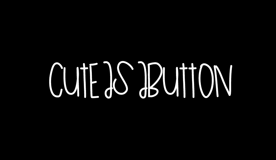 CuteAsAButton font big