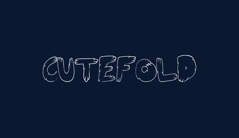 CuteFold font big