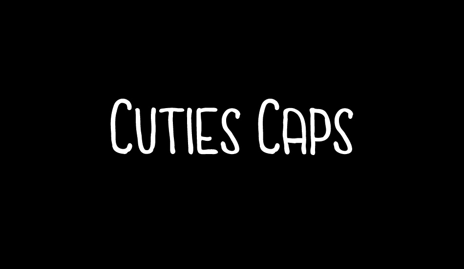 Cuties Caps font big