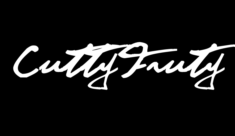 CuttyFruty font big