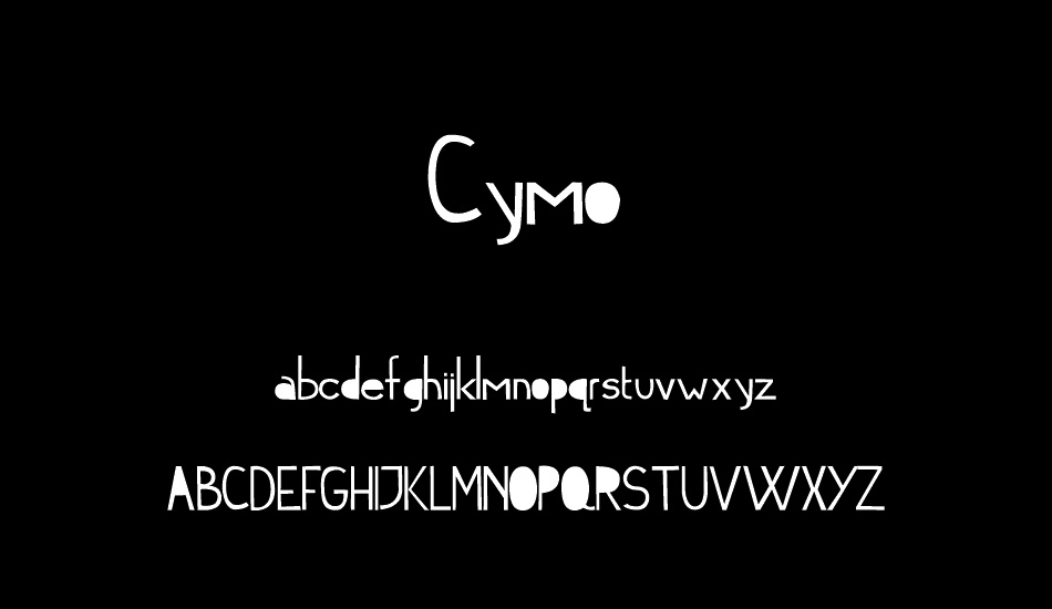 Cymo font