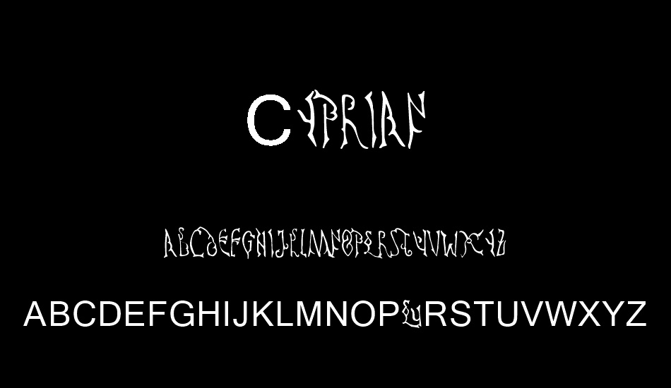 Cyprian font