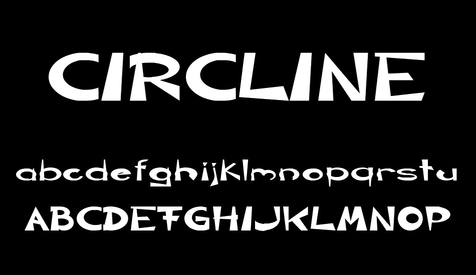 CIRCLINE font