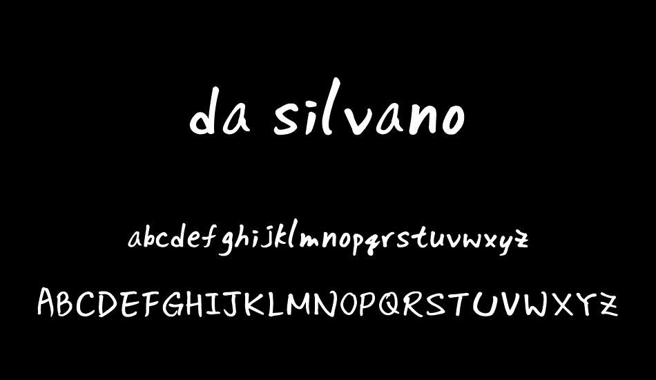 da silvano font