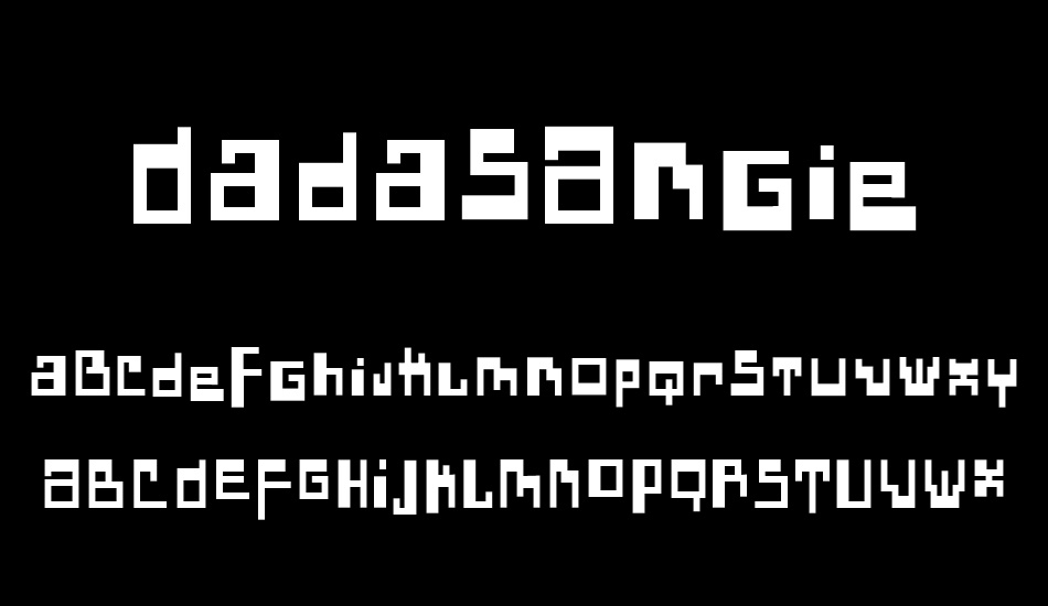 DadasAngie font