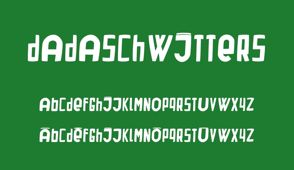 DadaSchwitters font