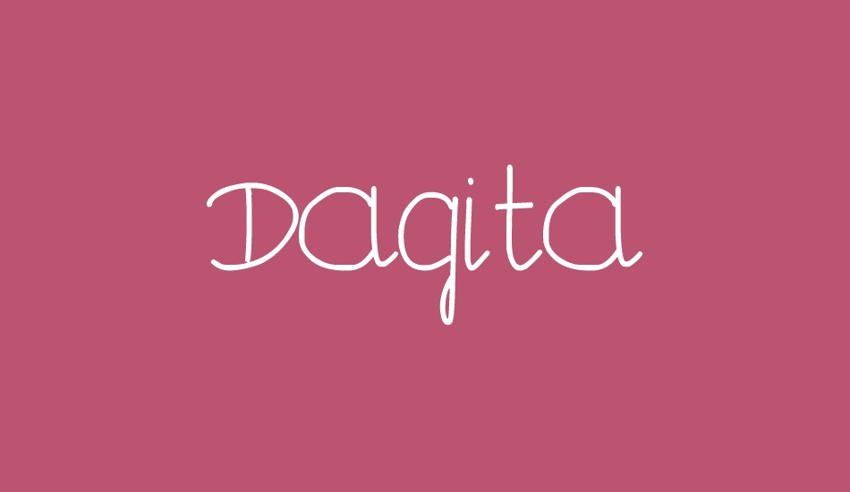 Dagita font big