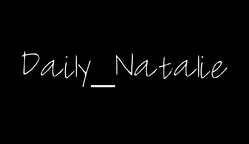 Daily_Natalie font big