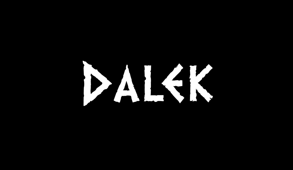 Dalek font big