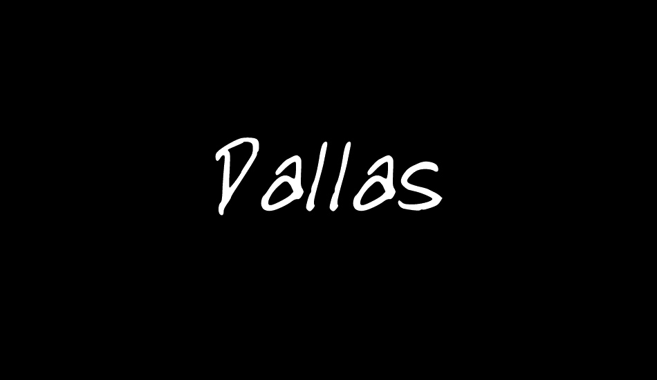 Dallas font big