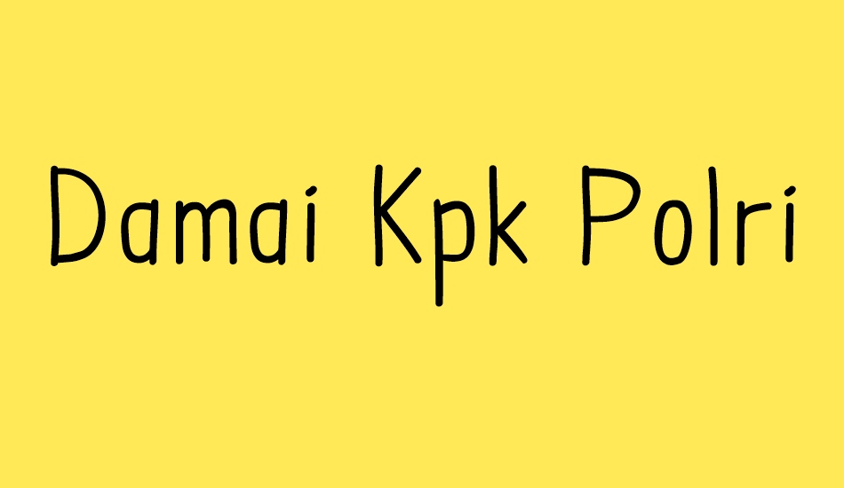 Damai Kpk Polri font big