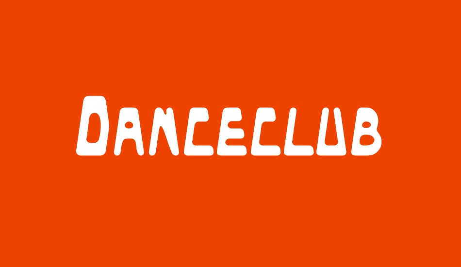 Danceclub font big