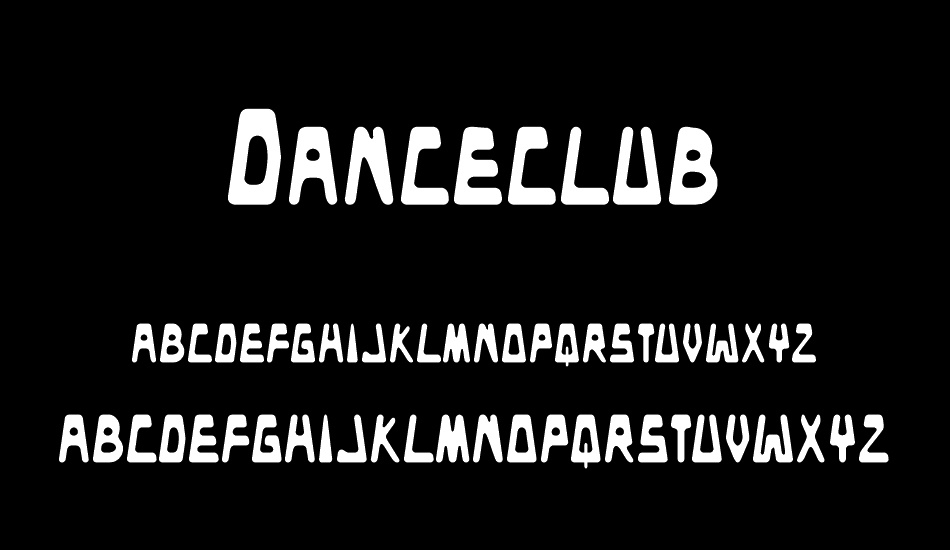 Danceclub font