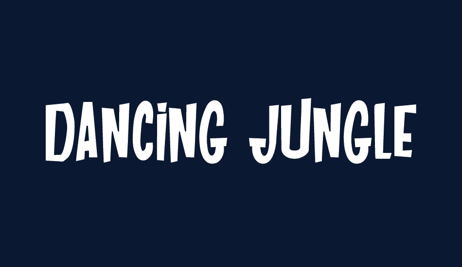 DANCING JUNGLE font big