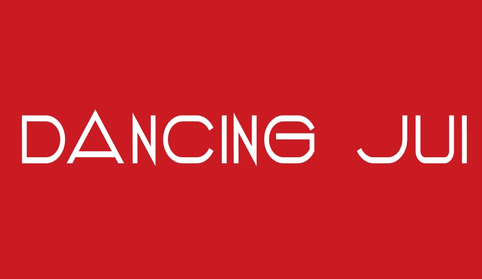 DANCING JUICE font big