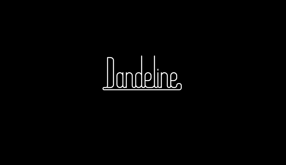 Dandeline Demo font big