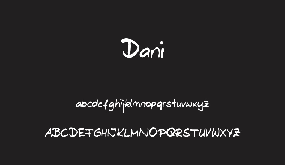 Dani font