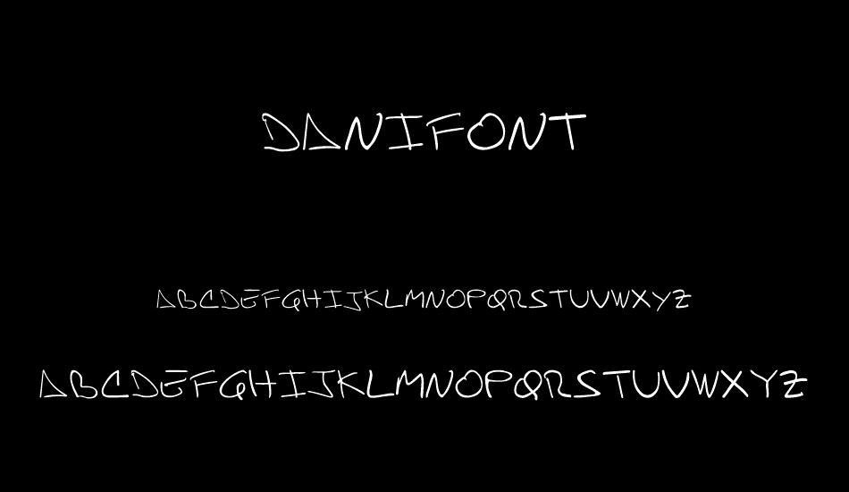 danifont font