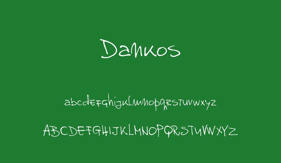 Dankos font