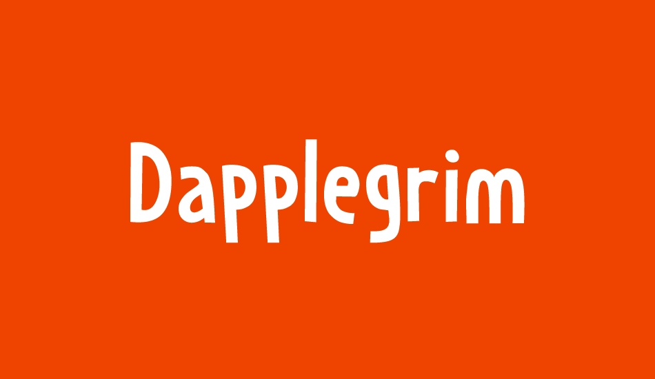 Dapplegrim DEMO font big