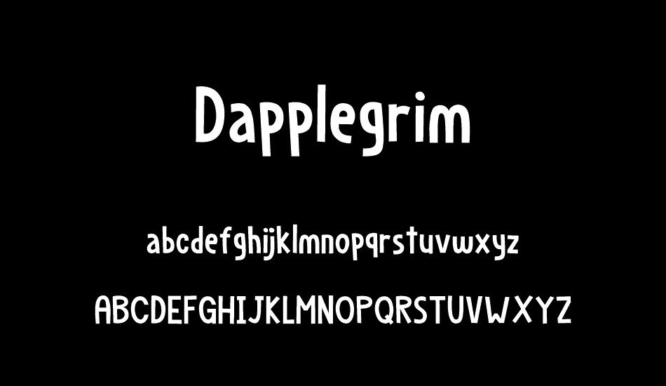 Dapplegrim DEMO font