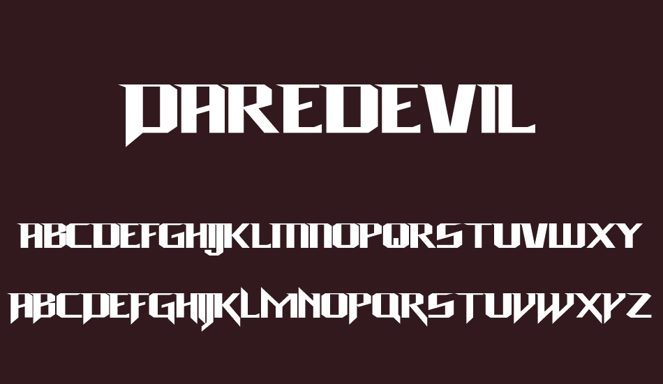 Daredevil font