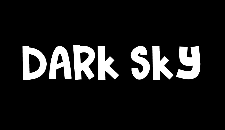 dark-sky font big