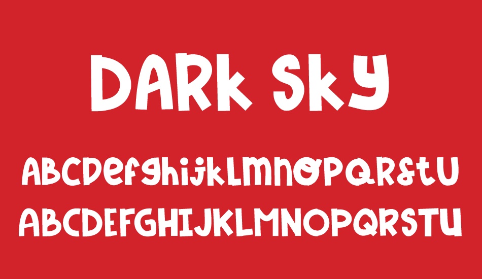 dark-sky font